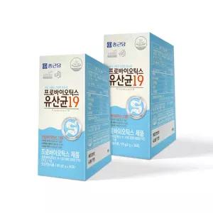 종근당 프로바이오틱스 유산균 19 30포 2개 / 2개월분 신바이오틱스 장건강 생유산균