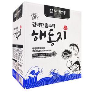 닥터케이콩 고급형 해동지 800매(한박스), 흡수지 미트페이퍼 수분제거 기름기제거 생선 고기
