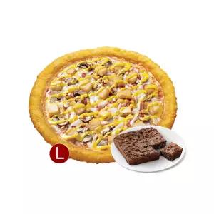 치즈롤 아이리쉬 포테이토(L) + 더블 초코칩 브라우니