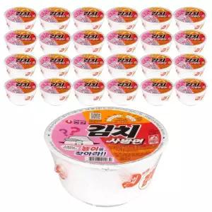 농심 김치 사발면 86g 24개