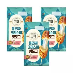 CJ 고메 통모짜 크리스피 핫도그, 340g, 4입, 3개 (총 12개)