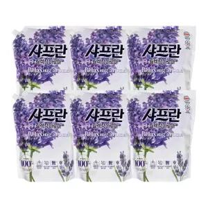 엘지 샤프란 섬유유연제 리필 릴렉싱 아로마 2.1L x 6개