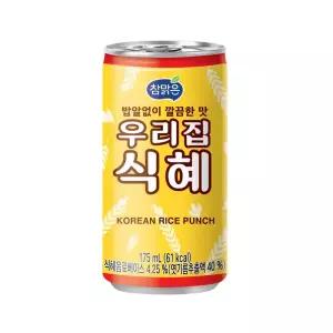 참맑은 우리집식혜 175ml x 30캔-3박스