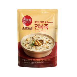 햇반 소프트밀 전복죽 420g x21개/햇반죽