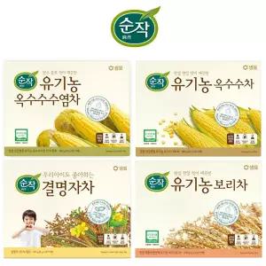 샘표 순작 유기농 주전자용 보리차/ 옥수수차/ 옥수수수염차 / 결명자차 / 끓여서 마시는차