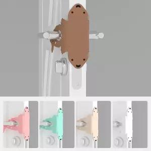 러빙랩 방문 도어락 문 닫힘 소리방지 실리콘 커버 소음 감소