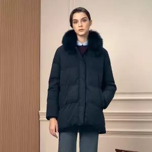 [유에스폴로][U.S. POLO ASSN.] 여성 폭스카라 구스다운 점퍼