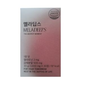 멜라딥스 식물성 멜라토닌 30정 1통 감태추출물 몽모랑시타트체리