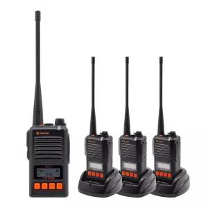 AXD- 4000 에어텍 디지털무전기 4대 세트 가죽케이스포함