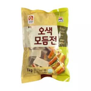 오색모듬전 1kg 산적꼬치 명절음식 꼬지전