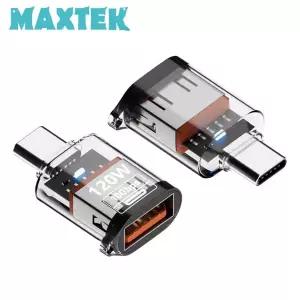 맥스텍 MT856 USB3.2 AF to C타입 OTG 변환젠더 투명 A to C 120W 10G