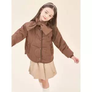 [BEANPOLE KIDS] 여아 러블리 2SET 패딩 점퍼  브라운 (BI5938G01D) (BI5938G01D)