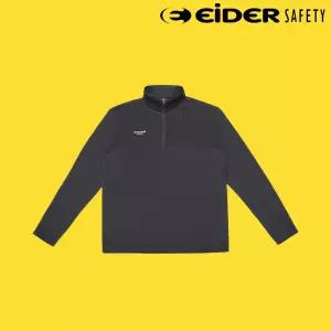 아이더세이프티 TS-F2411 기모 하프집업티셔츠 블랙