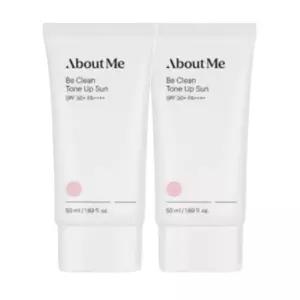 어바웃미 비 클린 톤업 선 50ml x 2개