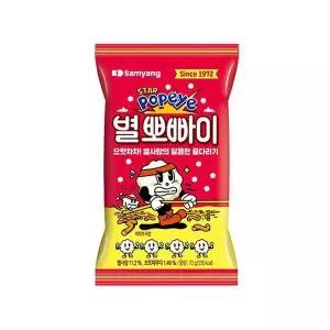 스낵 삼양 별 뽀빠이 72g 12개