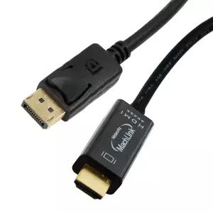 마하링크 디스플레이포트 to HDMI 고급형 Active 케이블 V1.2 2M ML-DP2H2M