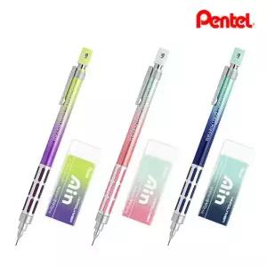 펜텔 그래프 1000 꿈결 오로라 한정판 샤프 그라데이션+지우개 세트 0.5mm