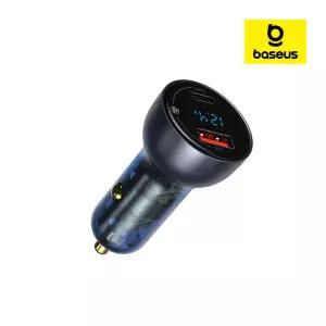 베이스어스 차량용 충전기 멀티 포트 차량 시거잭 USB C타입 듀얼 U+C 65W PPS