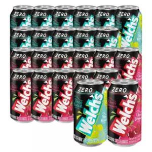 웰치스 제로 355ml (체리스트로베리+샤인머스켓) 총 24캔