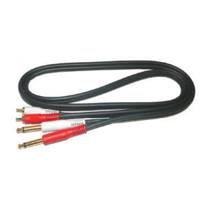 55선 55케이블 55음향선-55잭모노2선-2RCA-1.5m [노래방,가라오께,,병원,행정실,