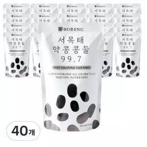 서울대 밥스누 식사대용 간편 서목태 약콩 콩물 99.7 국내산 약콩두유 190ml 40개