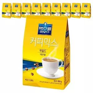 [동서식품]맥스웰하우스 마일드 커피믹스 자판기용 800g x 10개입