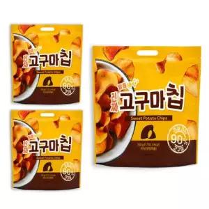 진짜 고구마칩 350g 3봉 (박스) 달콥바삭 촉촉