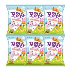 롯데푸드 메이플스토리 X 꼬깔콘 메이플버터맛 134g x6개