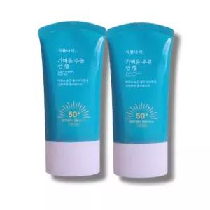 [뷰티나라] 식물나라 가벼운 수분 선 젤 선크림 60ml 2개