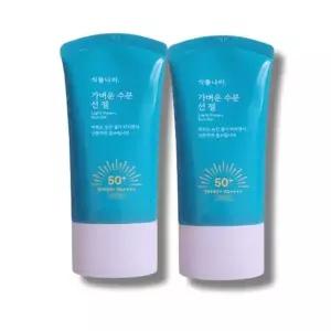 [셀러허브]식물나라 가벼운 수분 선 젤 선크림 60ml 2개 (S51575713)