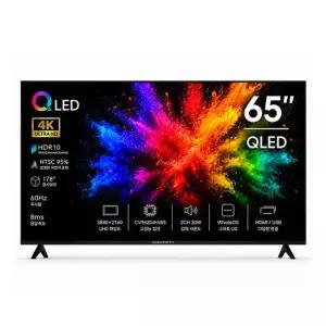 와우피프티 UHD QLED 스마트TV 중소기업 대형 소형 165cm(65인치) 65UHD-QS 단순배송