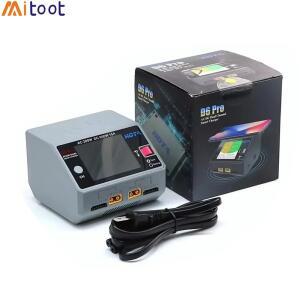 HOTA D6 Pro 블랙 AC 200W DC 2x325W 15A 스마트 배터리 충전기 방전기 듀얼 채널 리포 RC 드론 예비 부품