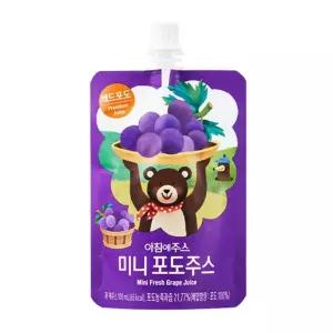 서울우유 아침에주스미니포도 주스 100ml 30개입