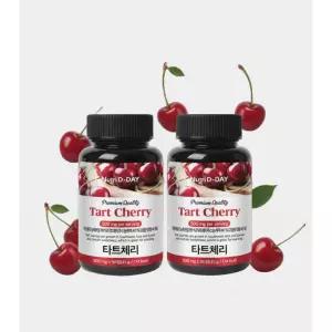타트체리 타블렛 타트체리 분말 알약 영양제 90정 2통