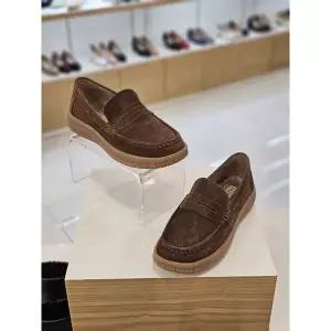 [미소페]by미소페 여성 스웨이드 퍼 안감 로퍼 3cm 112539007