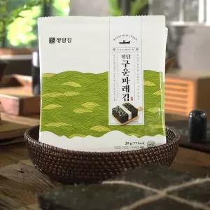 [정담김] 네번구운 파래김 200매 (10장*20봉)
