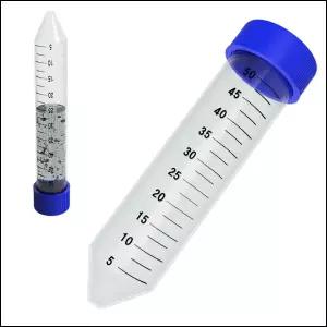 멸균 코니칼튜브 플라스틱 튜브 실험용기 시험관 눈금 샘플통 원심관 (15ml 25개)