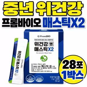 프롬바이오 위건강엔 매스틱X2 매스틱검 28포 1개