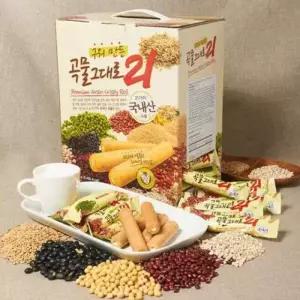 곡물그대로21 크리스피롤 선물 1100g 2박스 GST