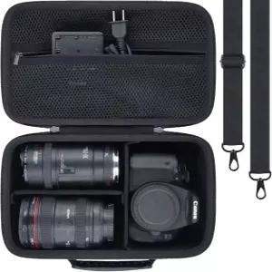 캐논 EOS R8 Mark II/리벨 R6V/T7/T100/T6/R50용 칸카 카메라 케이스 R100/R5/R7/R8/R6 II/SL3 DSLR 및