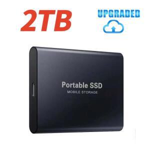 외장형 SSD 1TB 휴대용 B  C 3.1 데스크탑/노트북/MAC용 2TB 4TB 솔리드 스테이트 드라이브 모바일 하드