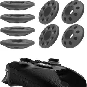 PS4 Xbox Switch 컨트롤러 정밀 조절 썸스틱 링 8개 세트 블랙