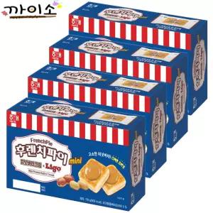 후렌치파이 미니 피넛버터크림 x Ligo (15봉입) 179g x4