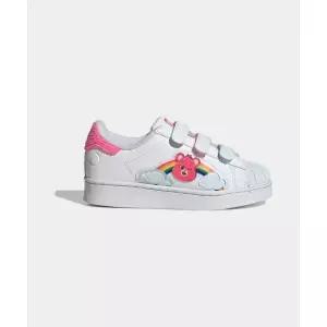 아디다스 키즈 Care Bears 슈퍼스타 LED 라이트 컴포트 클로저 KK2160