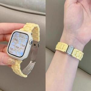 캔디 슬림 플라스틱 스트랩+케이스 애플워치 46mm 42mm 49mm 41mm 45mm 40mm 44mm 아이워치 시리즈 11 10 9