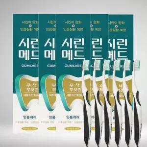 부광약품 시린메드 검케어 치약 125gx6개+칫솔6개