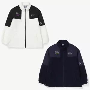 휠라 키즈 우븐 믹스 UR 플리스 셋업 자켓 FK2FTF4501X
