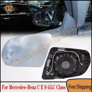 메르세데스 호환-벤츠 호환 C E S GLC 클래스 W205 W222 W213 X253 2013-2021 차량용 사이드 윙 리어뷰 미