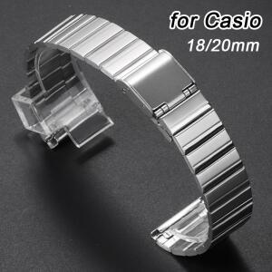 초박형 금속 시계 밴드, 스테인레스 스틸 스트랩, Casio F-91W SGW400 F84 F105 108 A158W 168 AE1200 1300