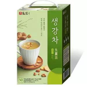 담터 생강차 플러스 50T /전통차/담터한차/대용량/뿌리차/궁중차/한방차/건강차/고형차/분말/스틱/가루